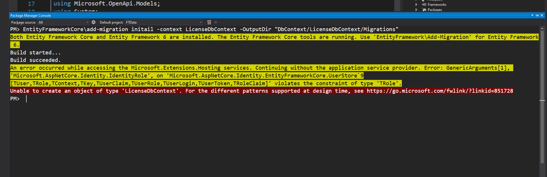 遷移問題 AspNetCore API