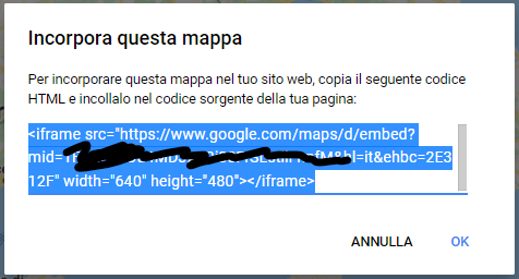 在網站中嵌入 Google 地圖的地點串列