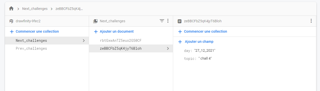 嘗試使用 firebase 獲取資料時，querySnaphsot 中有一個空檔案