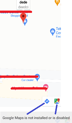 如何激活點擊以路由到谷歌地圖