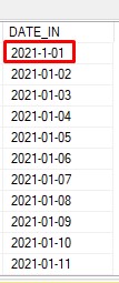 SQL Server 日期列不一致
