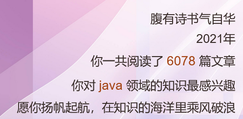 2021年「博客之星」參賽博主：java_wxid