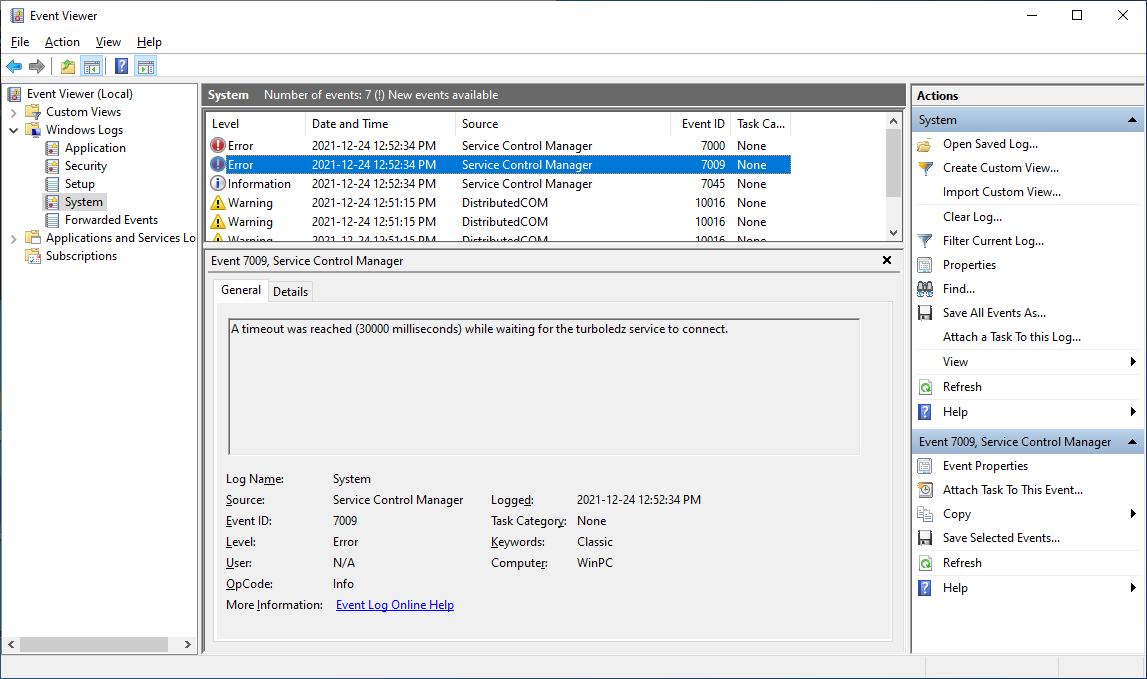 StartService() 立即回傳 ERROR_SERVICE_REQUEST_TIMEOUT
