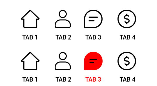 如何在 Xamarin 中更改 TabbedPage 部分圖示顏色