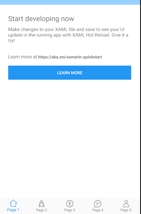 如何在 Xamarin 中更改 TabbedPage 部分圖示顏色