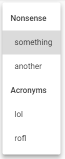 React - <optgroup> 材質 UI 按鍵
