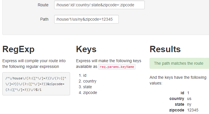如何從 express node.js 中的端點獲取引數值