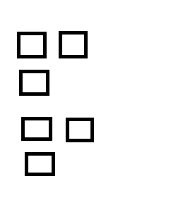 如何更改回圈以反轉 Javascript 中的方形列印