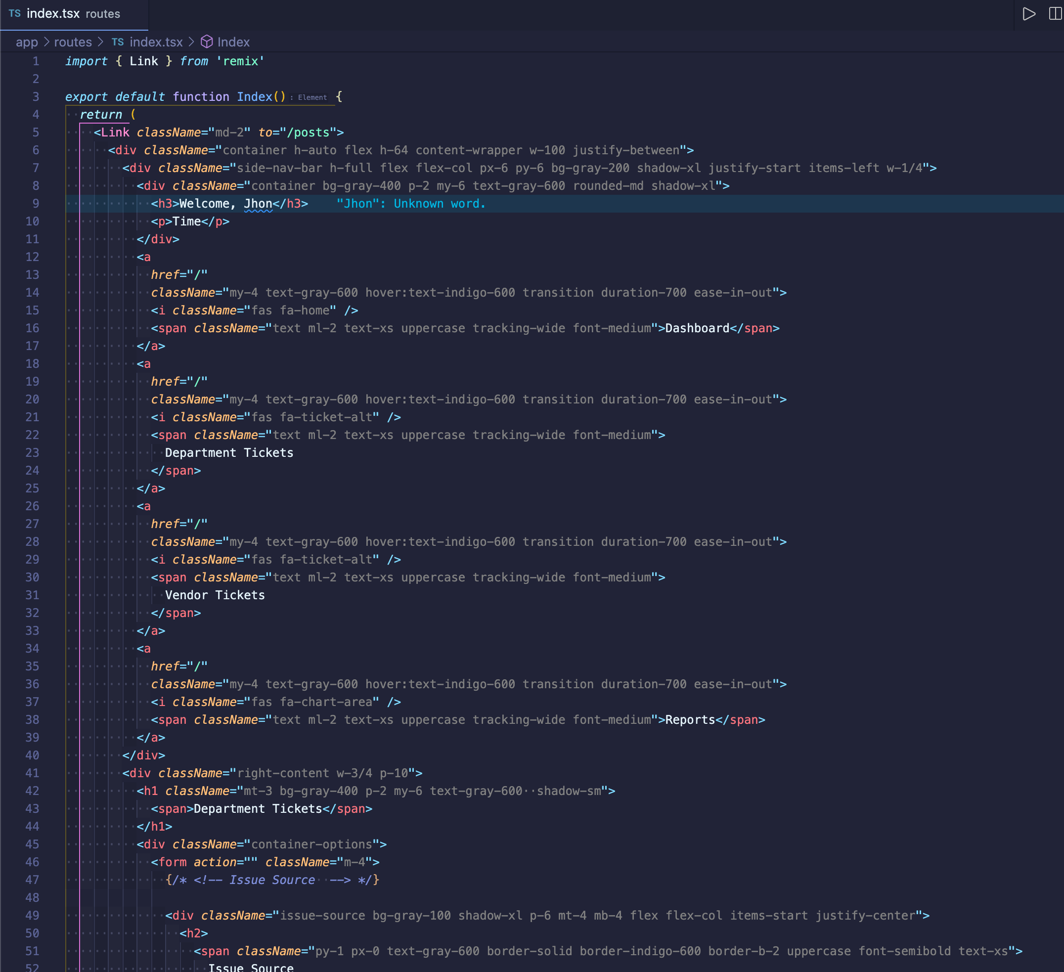 vscode textmaterule 以回應 className 字串為目標