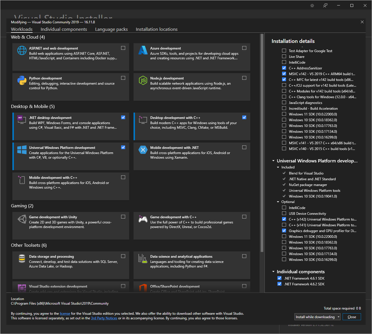 pip install pythonnet 在 Windows 10 (Python 3.10.1) 上出錯，退出狀態為 1