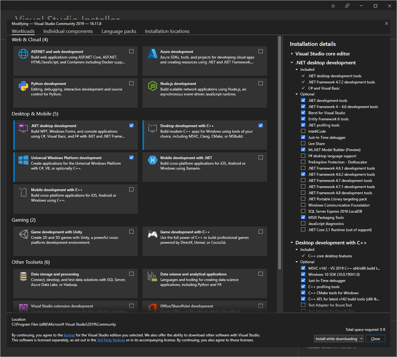 pip install pythonnet 在 Windows 10 (Python 3.10.1) 上出錯，退出狀態為 1