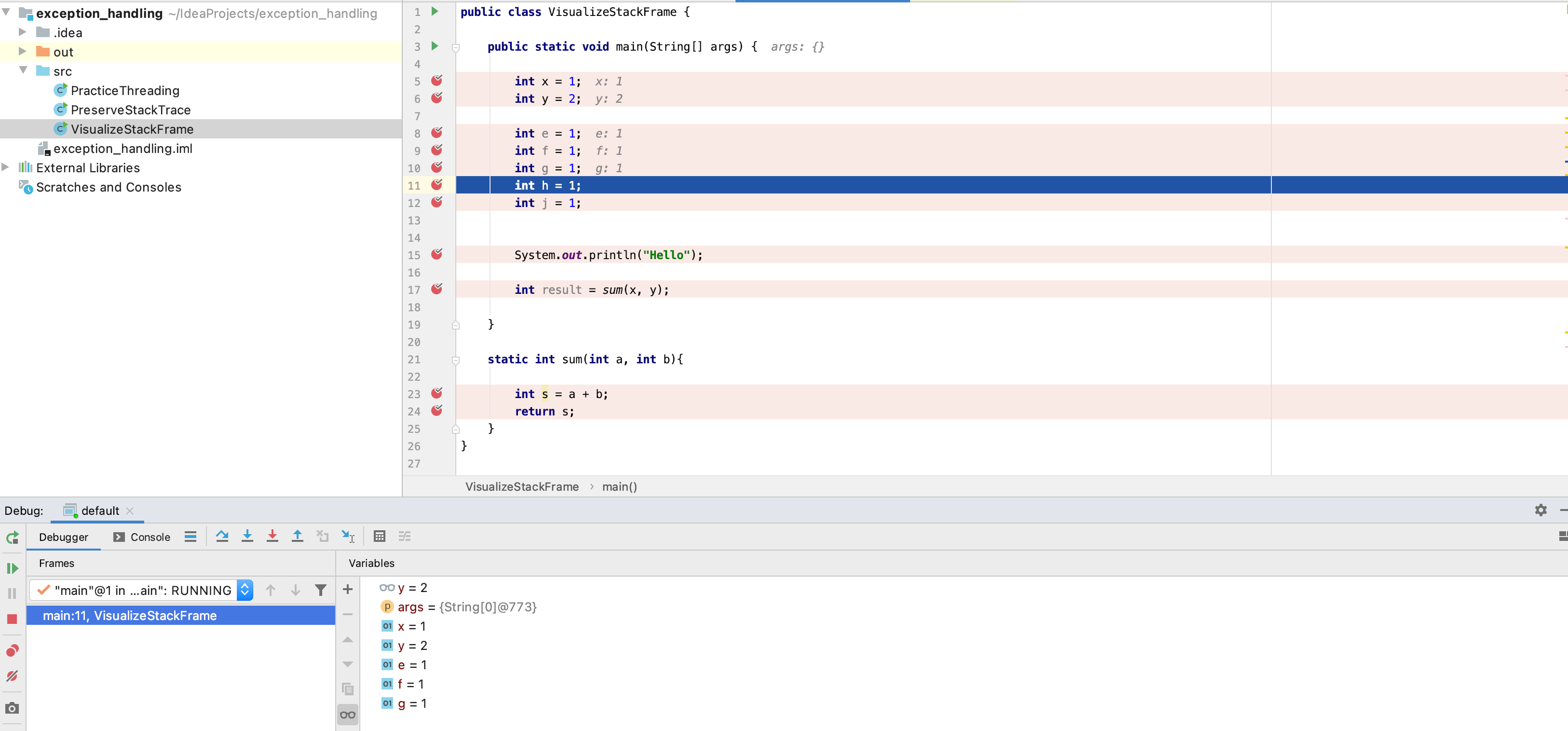 IntelliJ IDEA 中的“p”和“01”圖示是什么意思？