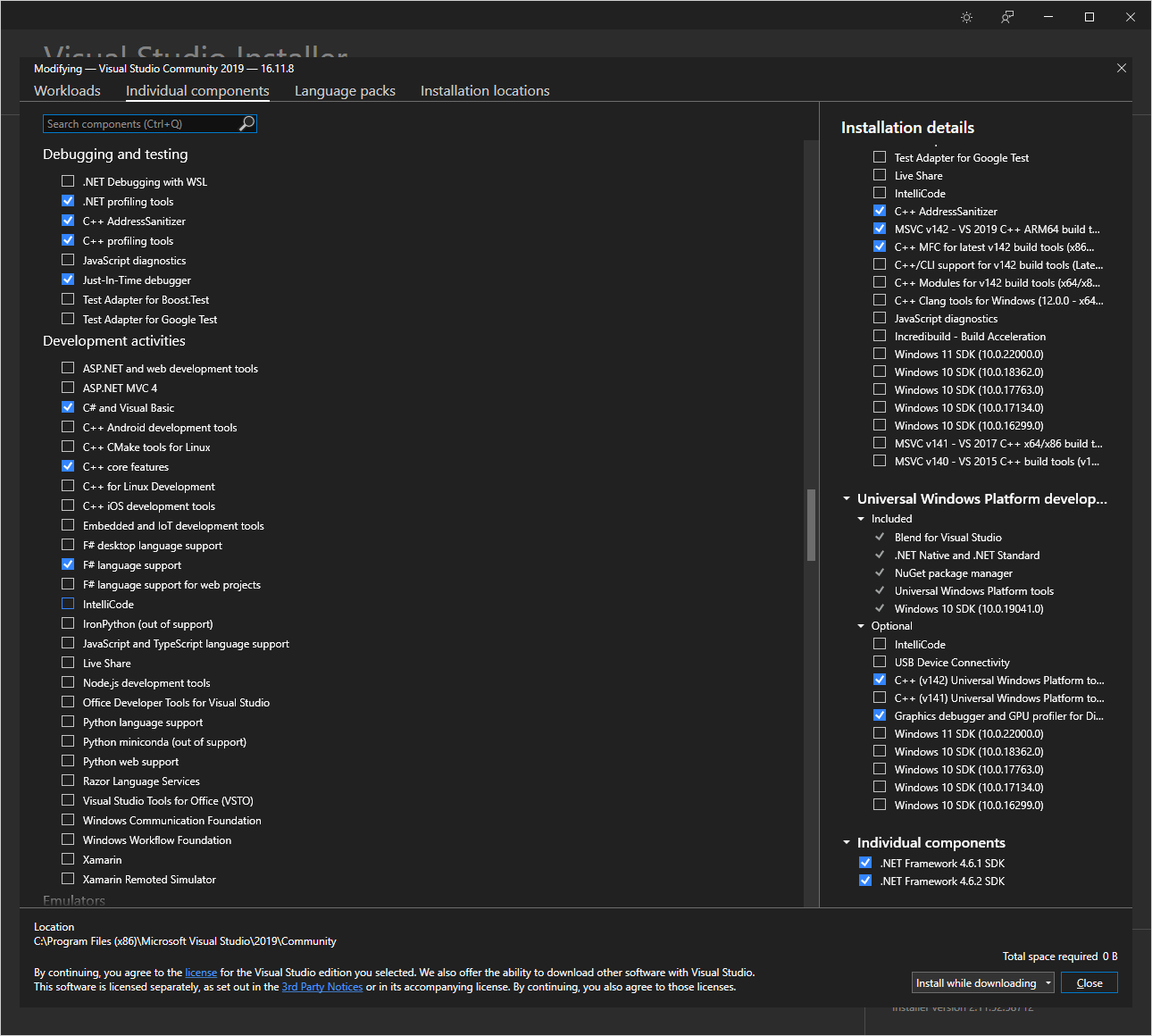 pip install pythonnet 在 Windows 10 (Python 3.10.1) 上出錯，退出狀態為 1