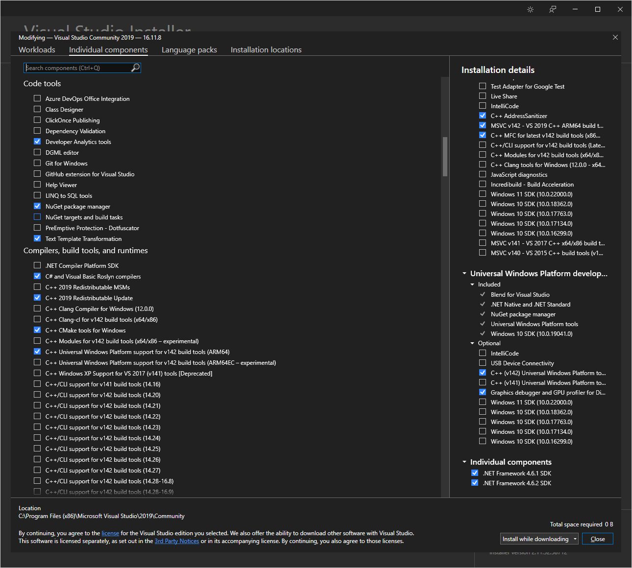 pip install pythonnet 在 Windows 10 (Python 3.10.1) 上出錯，退出狀態為 1