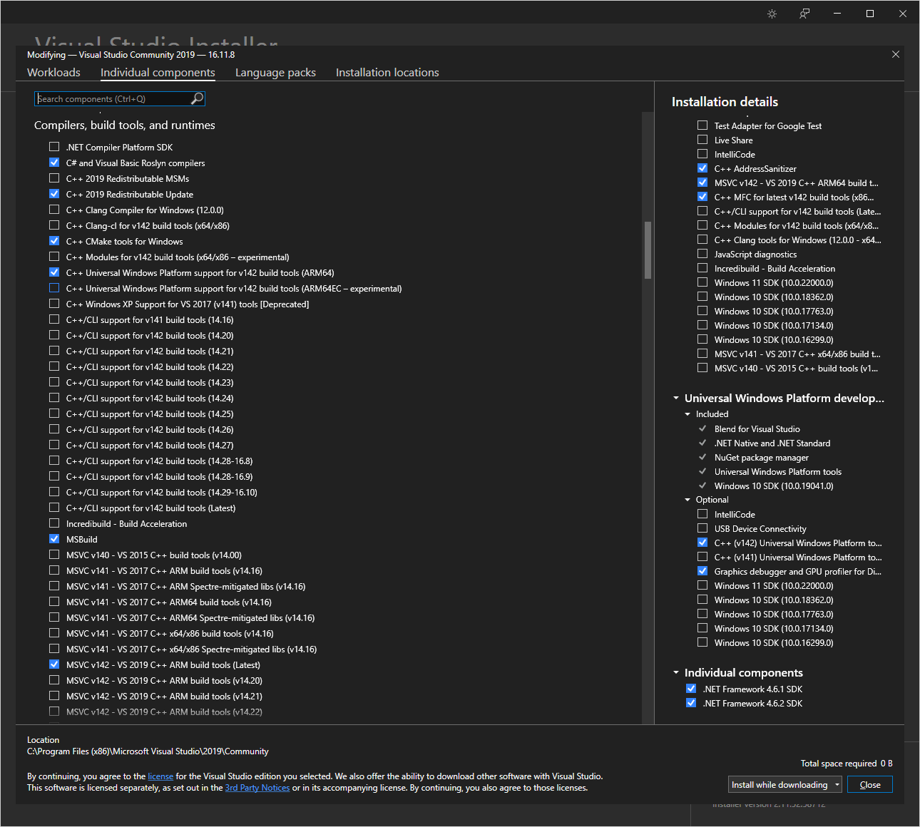 pip install pythonnet 在 Windows 10 (Python 3.10.1) 上出錯，退出狀態為 1