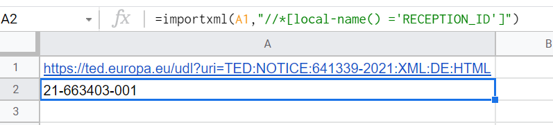 Google 表格 IMPORTXML 回傳無資料 N/A