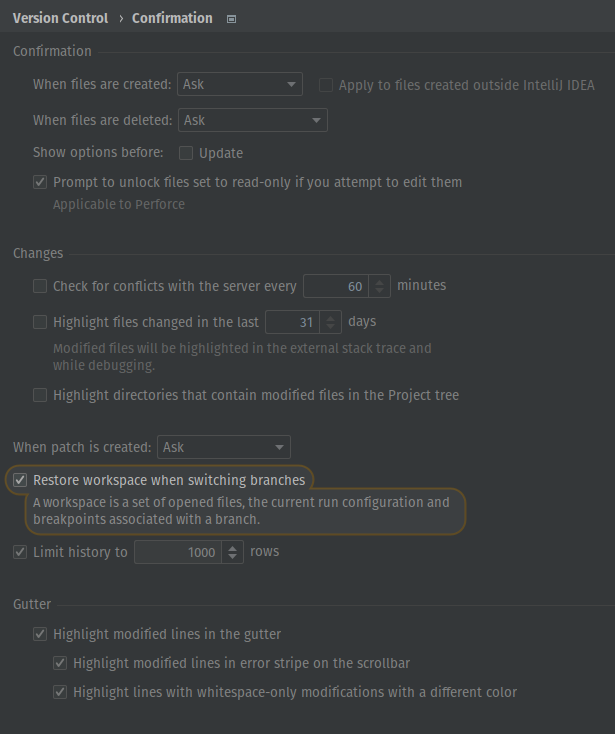 如何在結帳不同的分支/提交時關閉 Intellij 想法嘗試記住和恢復打開的檔案