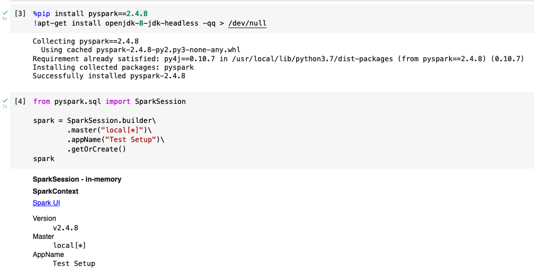 在 Google Colab 上創建 sparkContext 會給出:`RuntimeError: Java gateway process exited before sent its port number`