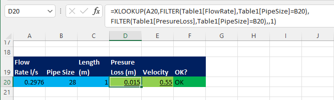 Excel 查找和多個條件,包括下一個最高匹配
