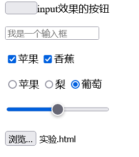 input各種屬性的效果圖