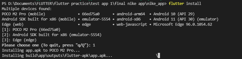 從 VS CODE 構建和匯出 Flutter 應用程式作為真正的應用程式