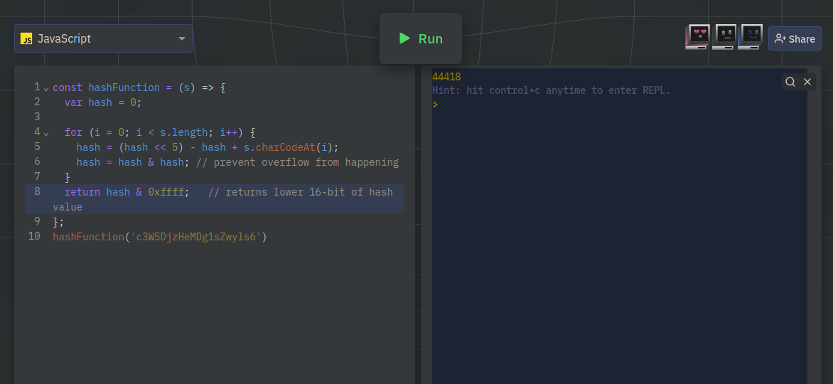 在 Javascript 中將字串轉換為 16Bit UTF 整數