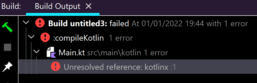 IntelliJ：添加協程后，編譯失敗并顯示“未決議的參考：kotlinx”