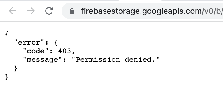 firebase 存盤自定義 html 頁面是否存在諸如權限被拒絕之類的錯誤?