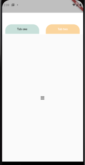 Flutter 樣式未選中的選項卡指示器