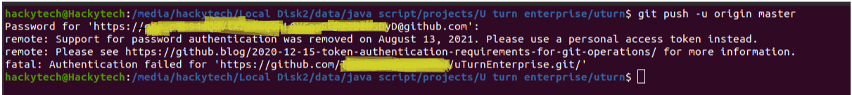 向 GitHub 推送更新時要求輸入密碼