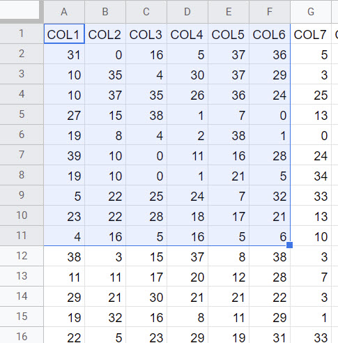 如何從 Google Sheets Apps Script 中的多個單元格回傳資料？