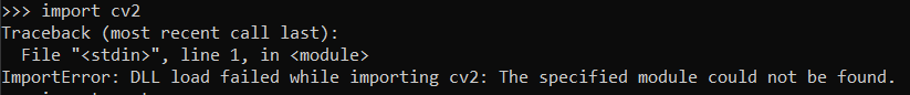 OpenCV 不會安裝到 python