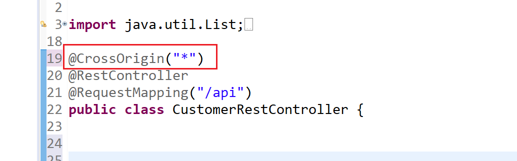 嘗試以 angular 呼叫 Spring REST 端點時,Origin http://localhost:4200 已被瀏覽器中的 CORS 策略錯誤阻止