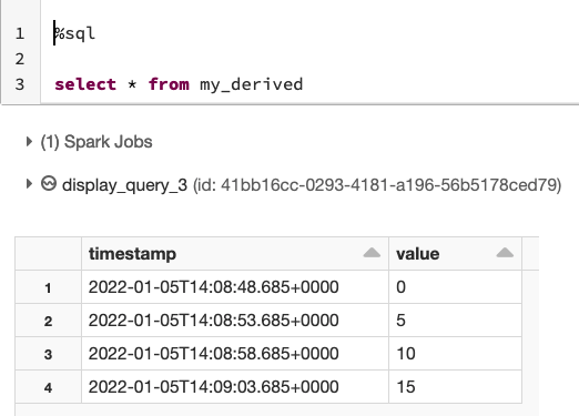 使用 Spark.SQL 編碼的 Apache Spark 結構化流