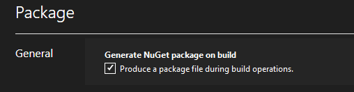 NuGet 規范命令忽略專案屬性中的元資料