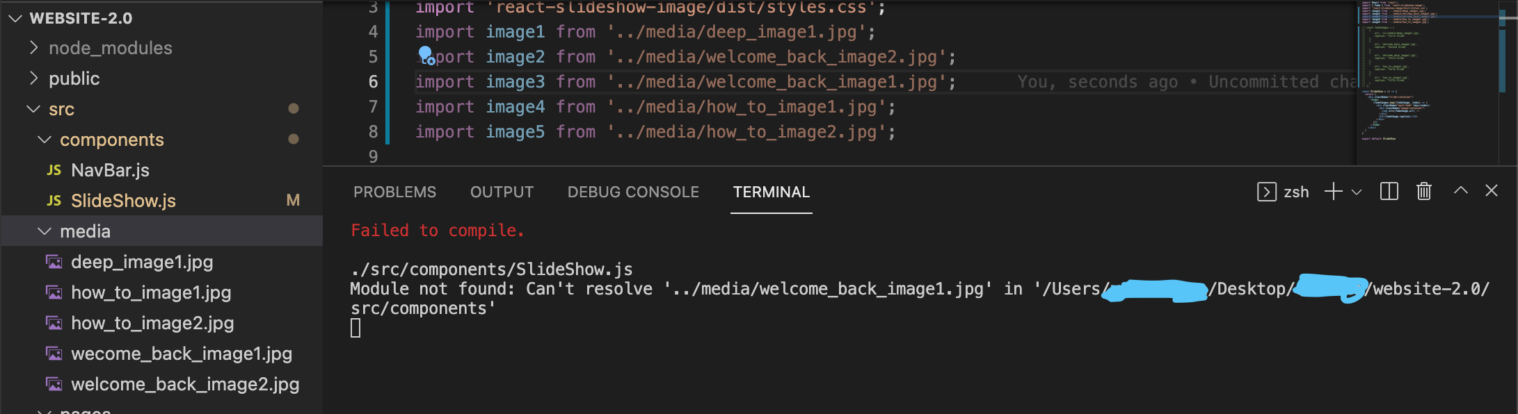 在 React js 檔案中匯入本地影像