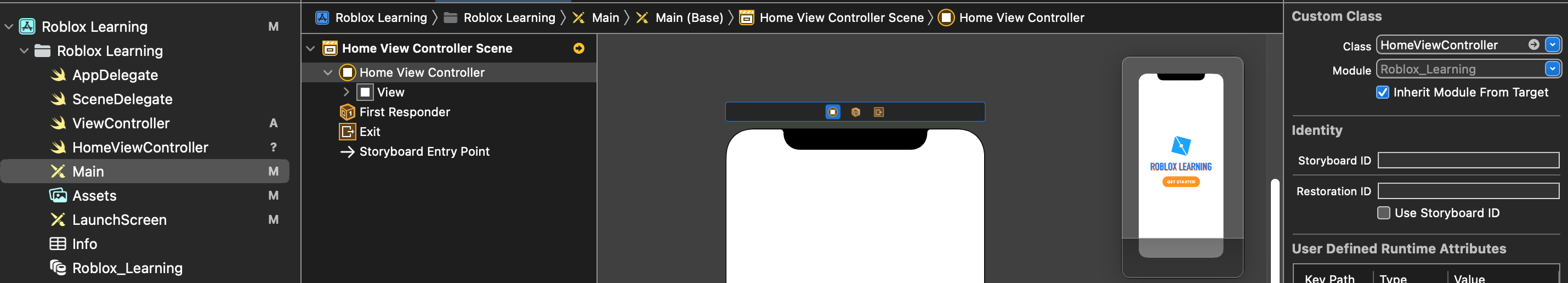Xcode 啟動影片故事板問題