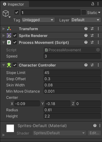 CharacterController 的碰撞器不與 BoxCollider2D 碰撞