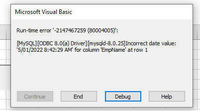 將 Excel 資料上傳到 Mysql 資料庫時保持正確的時間格式
