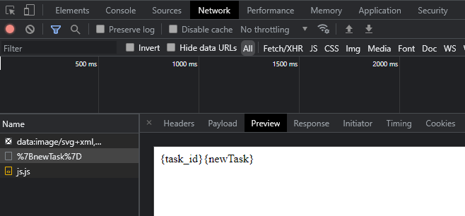 當我通過 ajax 將字串變數傳遞給 laravel 中的控制器時，它沒有顯示正確的資料