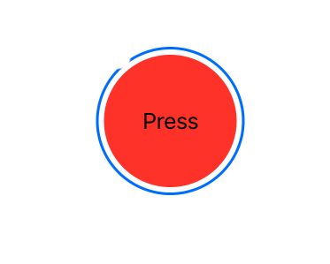 Button Stroke Set Gap In specific position Swiftui