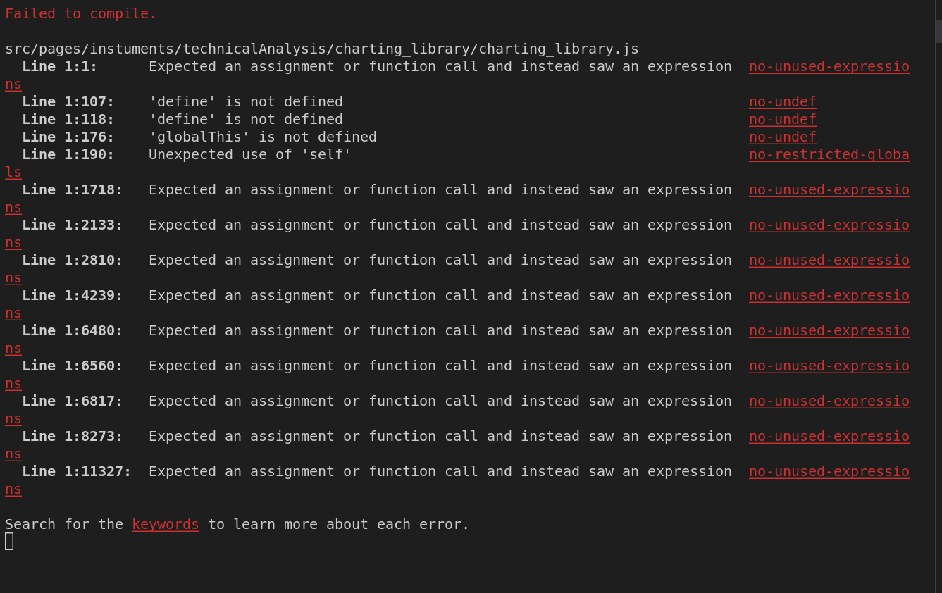 Reactjs typescript 禁用特定檔案夾的 linting