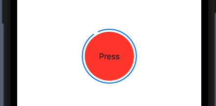 Button Stroke Set Gap In specific position Swiftui