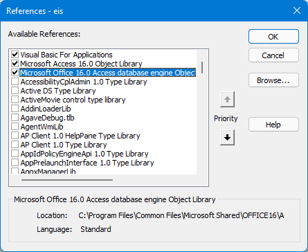 如何通過 Access VBA 連接到啟用 Web API 的資料庫