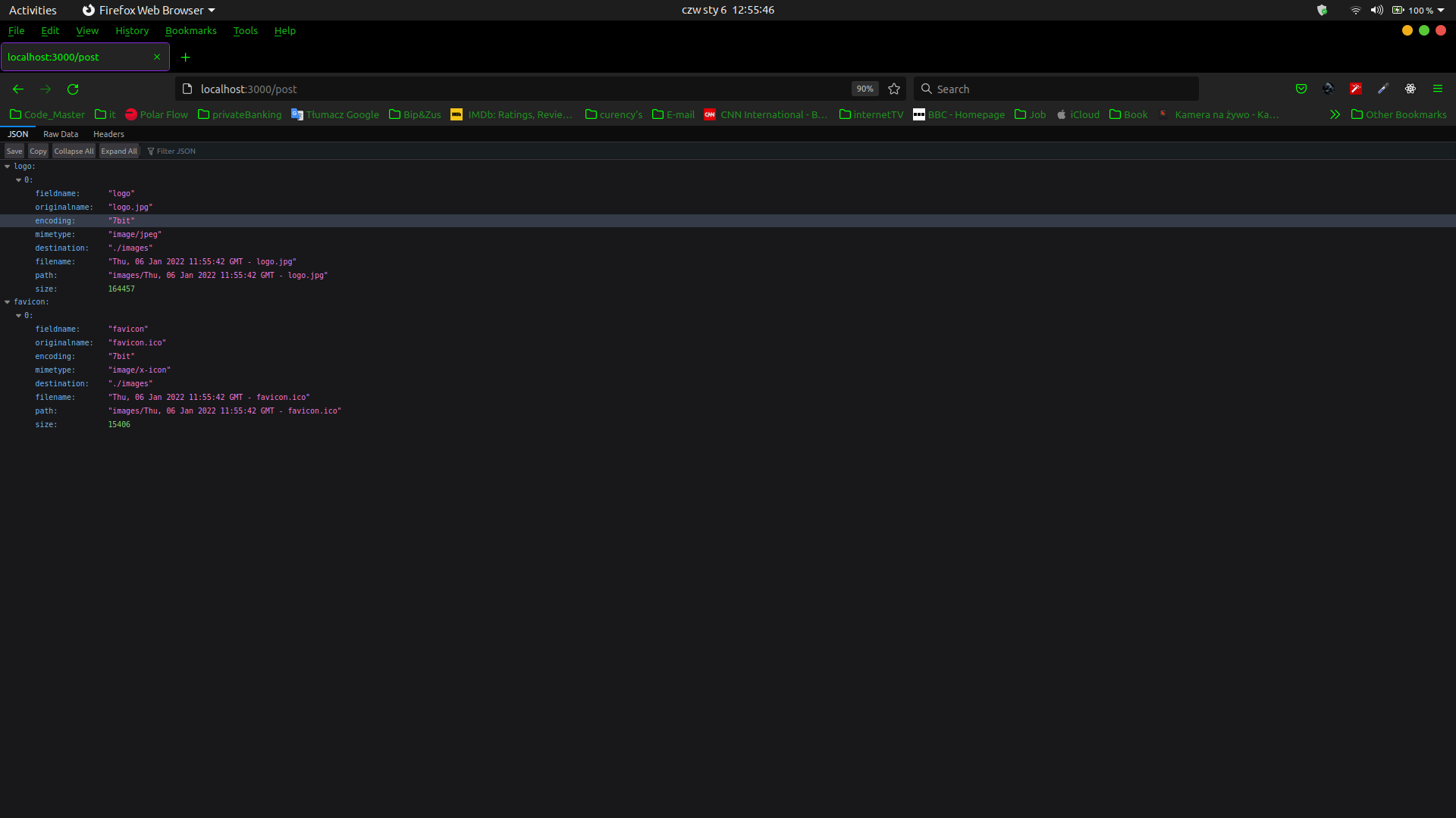 Express.js - Multer 檔案過濾器不起作用