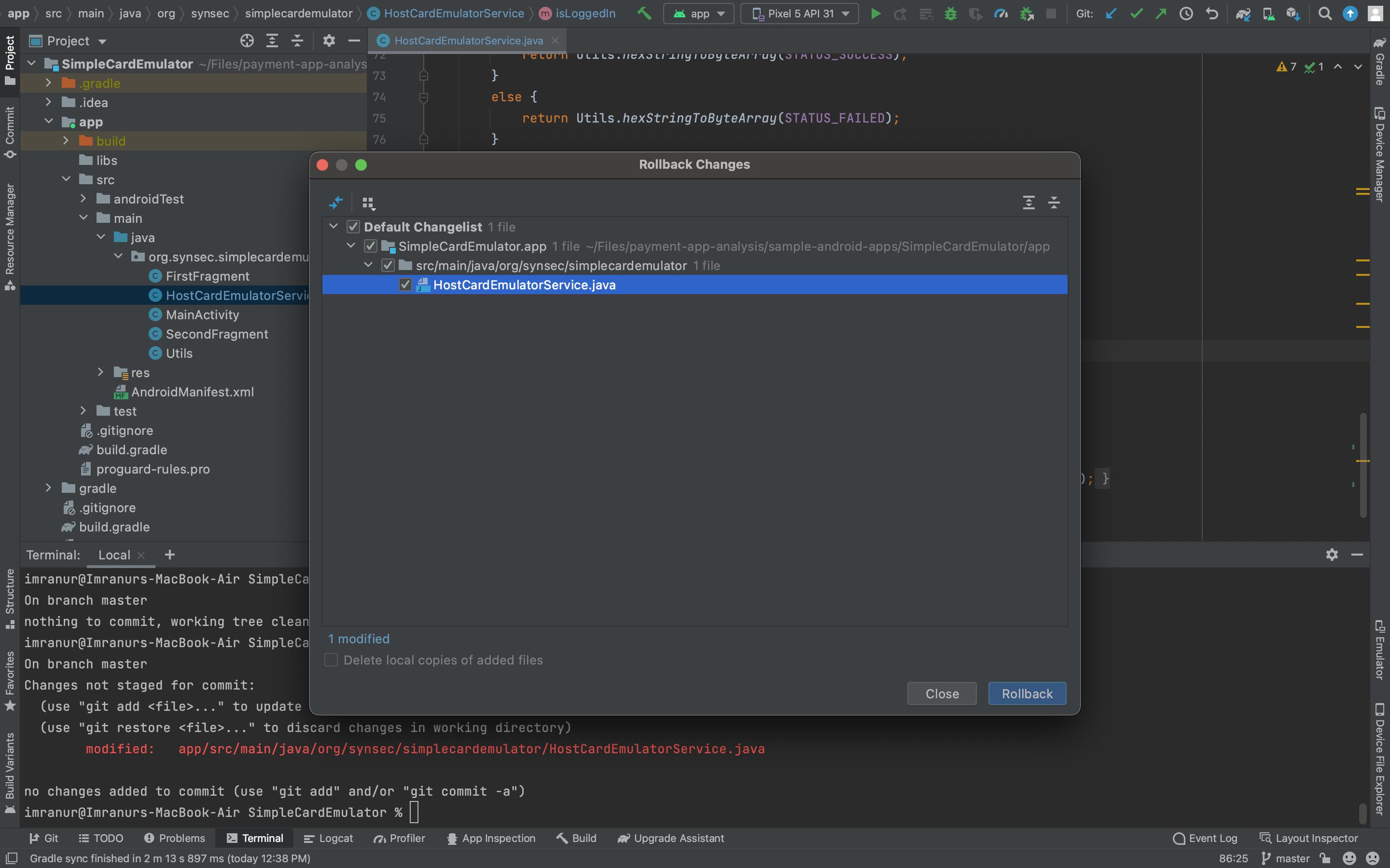 我認為 Android Studio Git 的作業方式很奇怪？