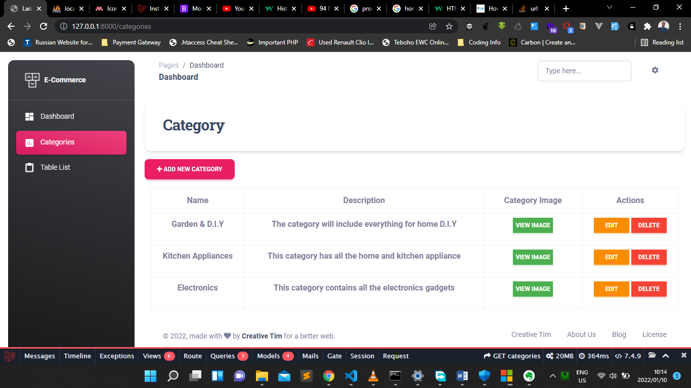 回傳上一頁 - Laravel 8 專案
