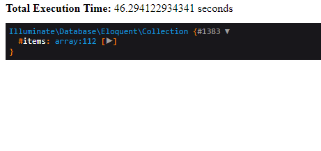 Laravel 非常慢的雄辯查詢