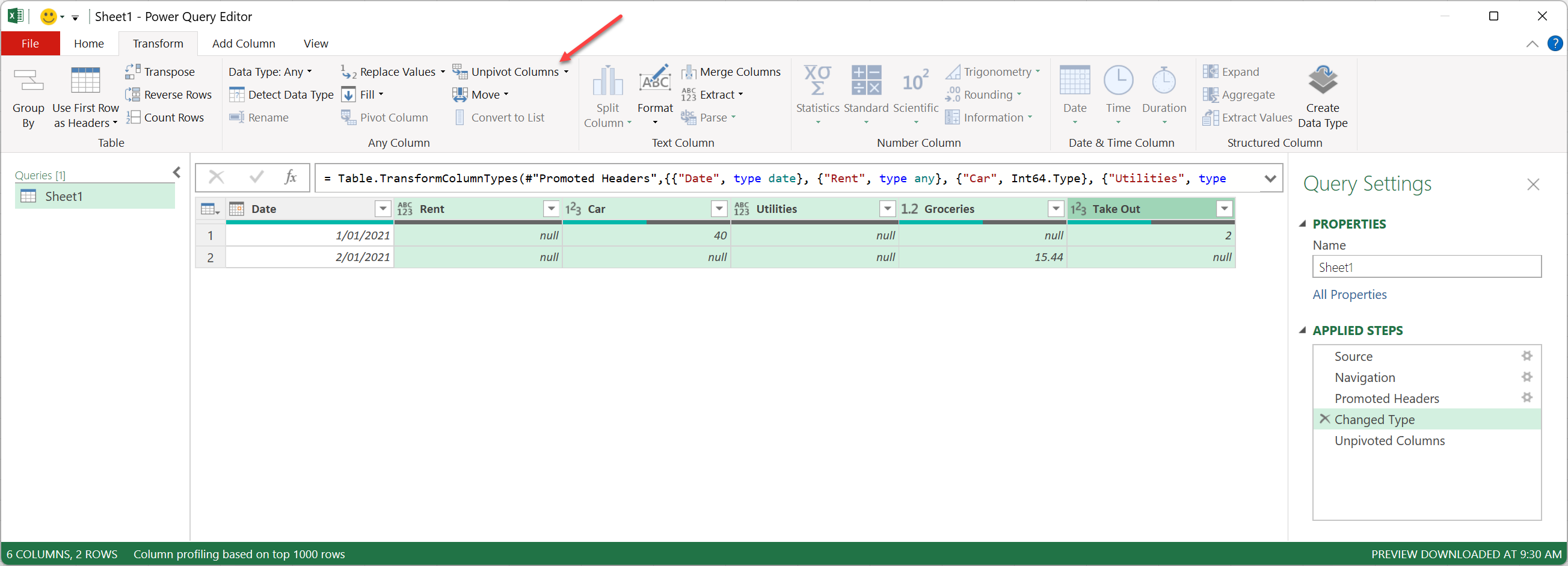 將具有多個條目的 Excel 表行轉換為具有相關列資訊的唯一行