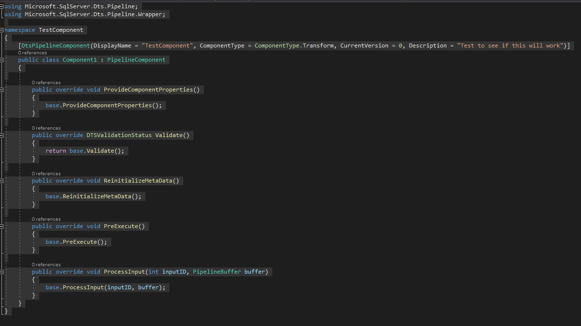 Visual Studio 2019 - 無法將自定義管道物件添加到工具箱 SSIS